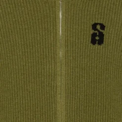 Two-Way Zip Wool Knit