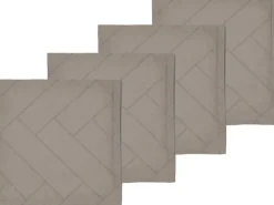 Tygservett 4-pack Tiles Damast Taupe