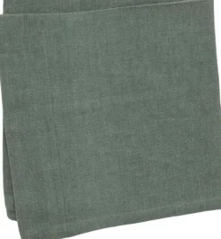 Tygservett 45 x 45 cm Forest green 100% ny bomull