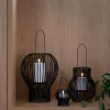 UPSIDE DOWN lantern, outdoor, medium, black