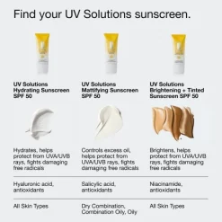 UV Solutions Brightening + Tinted Sunscreen SPF 50