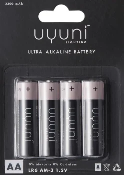 UYUNI Lighting - AA Battery, 1,5V, 2300mAh - 4 pack