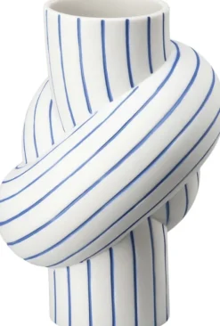 Vase 12cm, Blueberry, Node Stripes