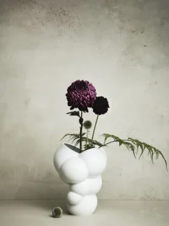 Vase 26cm, Weiss matt, Skum