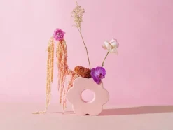 Vase - Daisy Red