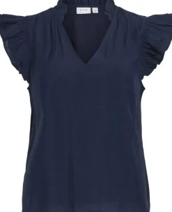 VIANU S/L V-NECK TOP/RN