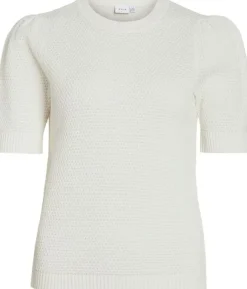 VIDALO O-NECK S/S KNIT TOP - NOOS