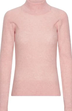 Vilda turtleneck cashmere blend sweater - Blush