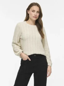 VILIGA POINTELLE L/S O-NECK TOP -NO