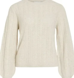 VILIGA POINTELLE L/S O-NECK TOP -NO