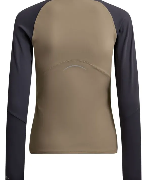 Vital reflective langærmet tee - Hazel