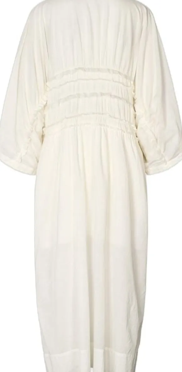Voile frill gathered dress - Ina