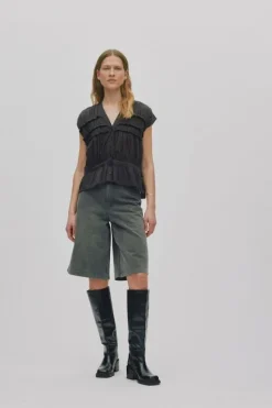 Voile frill top - Elenor