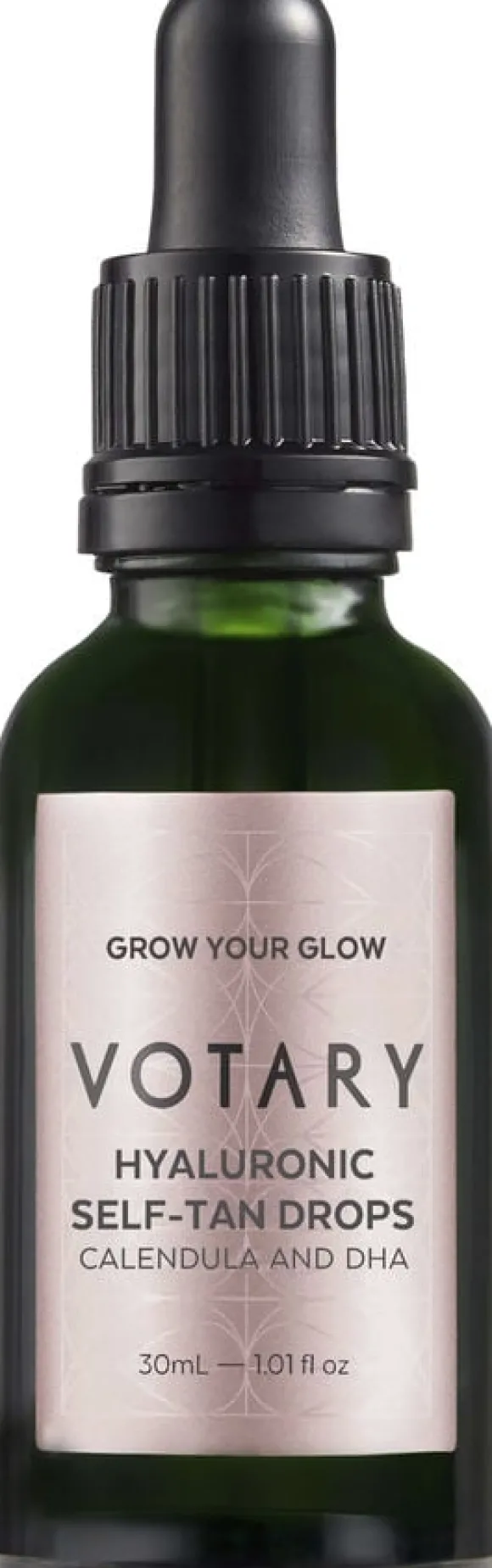 VOTARY Hyaluronic Self-Tan Drops, Calendula and DHA - 30 ml