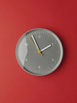 Wall Clock Recycled-Grey