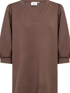 WA-SABINA 8 Bluse Brun