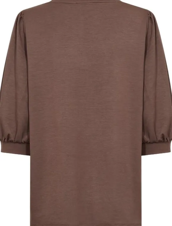WA-SABINA 8 Bluse Brun