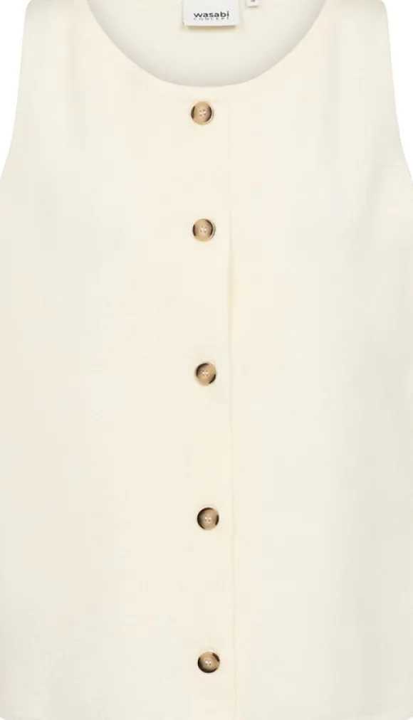 WA-SIKKA 5 Vest Off white