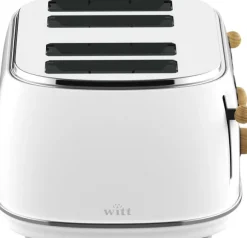 WITT PREMIUM 4-SLICE TOASTER WOOD WHITE