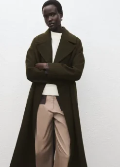 WOOL BLEND COAT. -- TRAVIATA