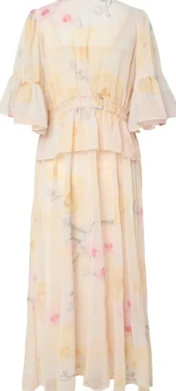 YASBLOMINA 2/4 ANKLE DRESS - SHOW