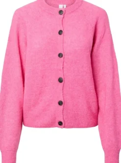 YASJOHI LS WOOL BLEND CARDIGAN S. N