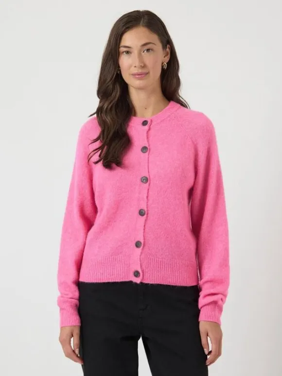 YASJOHI LS WOOL BLEND CARDIGAN S. N