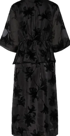 YASLINGU 3/4 MIDI DRESS