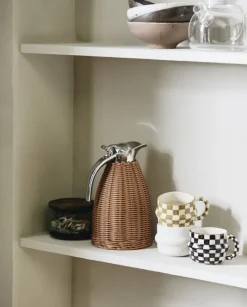YSIA cup, check - black/ivory