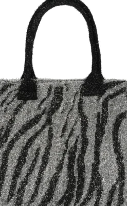 Zebra Glitter Bag