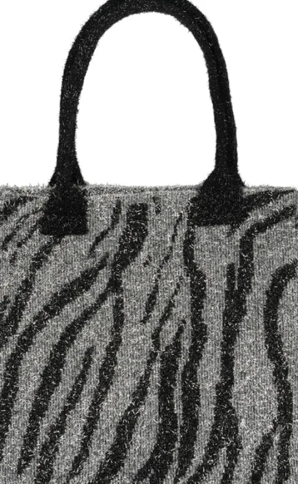 Zebra Glitter Bag